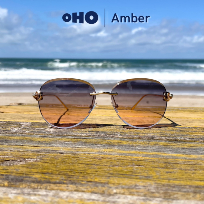 SUNGLASS FRAME AMBER OHO EYEWEAR